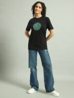 Shipibo Snake | UV Reactive Women T-Shirt - Image 2
