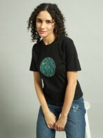 Shipibo Snake | UV Reactive Women T-Shirt - Image 6
