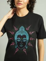 Buddha | UV Reactive Women T-Shirt - Image 2