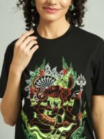 Ganesha | UV Reactive Women T-Shirt - Image 2