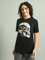 Skull Printed T-Shirt for Women - Image 3