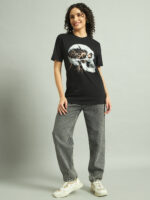 Skull Printed T-Shirt for Women - Image 8