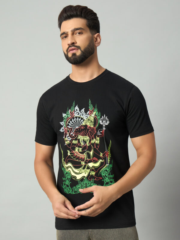 Ganesha Glow in the Dark | UV Light Reactive T-Shirt