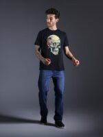 Robo Skull Printed T-Shirt for Men - Image 2