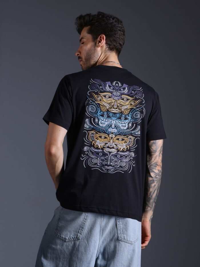 Totem Black Glow in the Dark UV-Glow T-Shirt - Image 2
