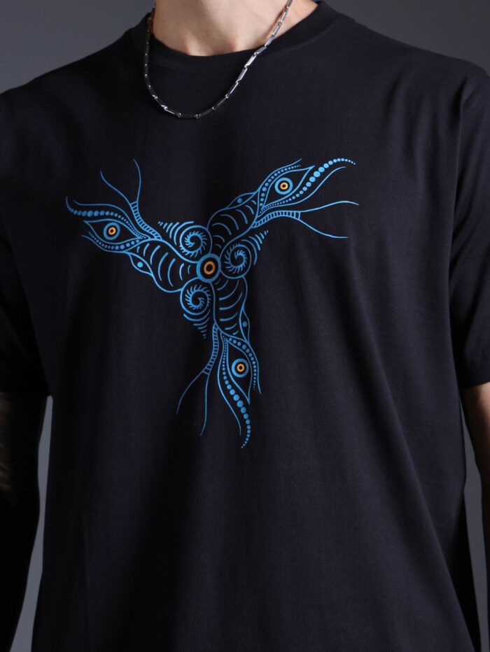 Totem Black Glow in the Dark UV-Glow T-Shirt - Image 8