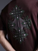 Nexus Brown Glow in the Dark | UV Reactive T-Shirt - Image 6