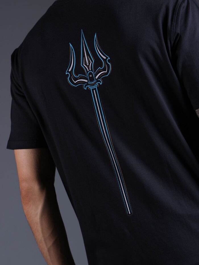 Om Mandala Glow in the Dark UV-Glow T-Shirt - Image 7