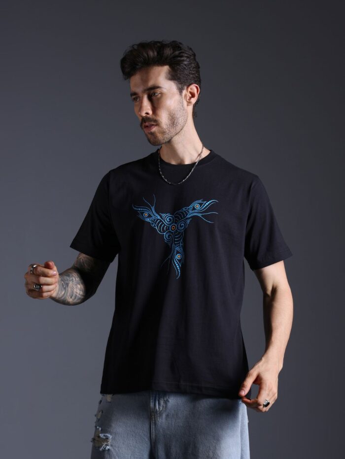 Totem Black Glow in the Dark UV-Glow T-Shirt - Image 1