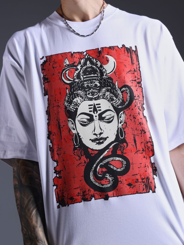 Shiva Oversized Printed T-Shirt - Image 2