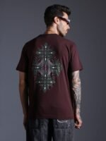 Nexus Brown Glow in the Dark | UV Reactive T-Shirt - Image 5