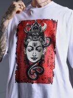 Shiva Printed Oversized T-Shirt - Image 7