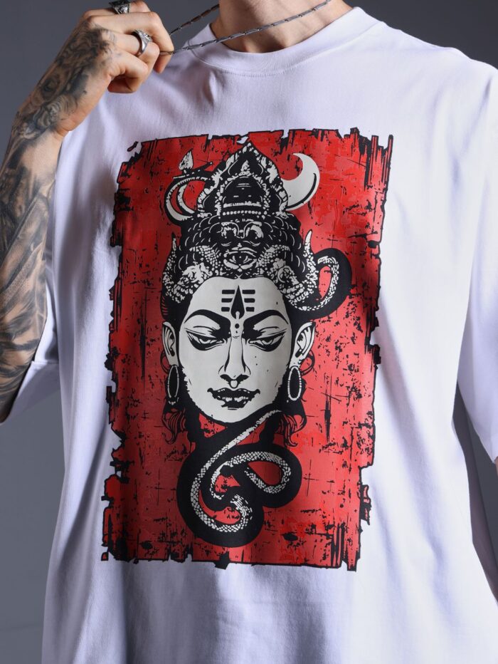 Shiva Oversized Printed T-Shirt - Image 7