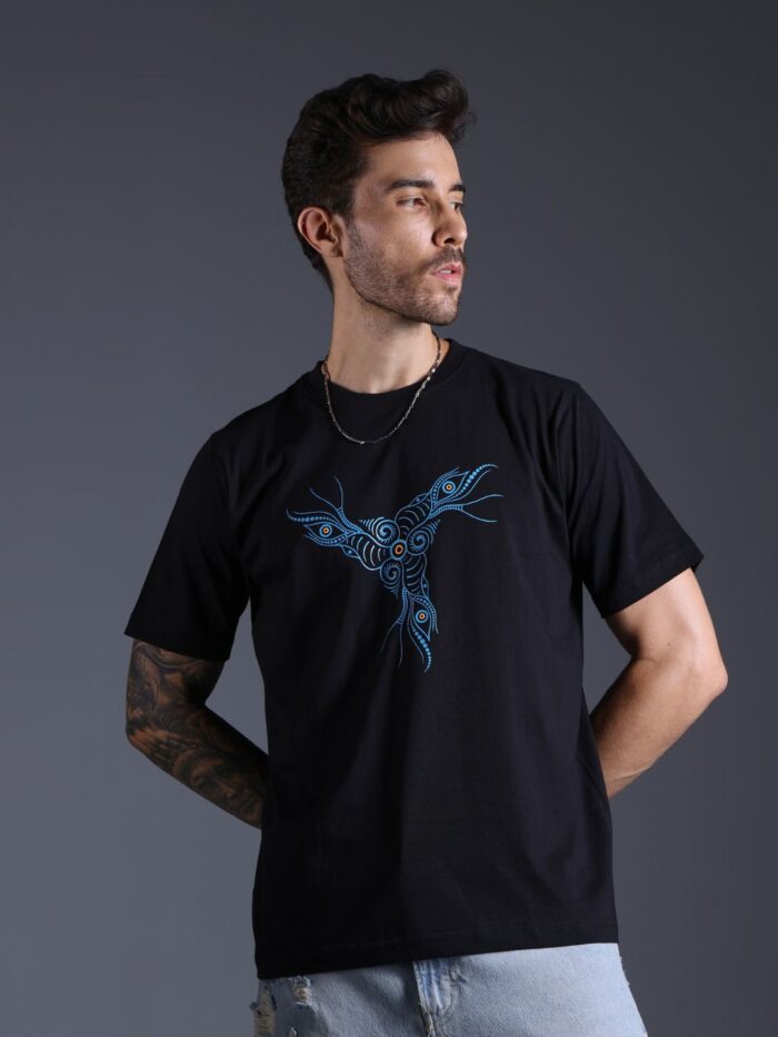 Totem Black Glow in the Dark UV-Glow T-Shirt - Image 5