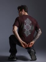 Nexus Brown Glow in the Dark | UV Reactive T-Shirt - Image 4