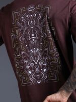 Sacred Spirit Brown Glow in the Dark | UV Reactive T-Shirt - Image 5