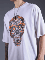 DJ Skull UV Reactive Oversized T-Shirt - Image 7