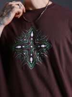 Nexus Brown Glow in the Dark | UV Reactive T-Shirt - Image 3