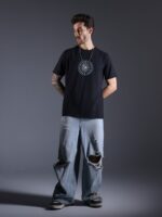 Om Mandala Glow in the Dark | UV Reactive T-Shirt - Image 2
