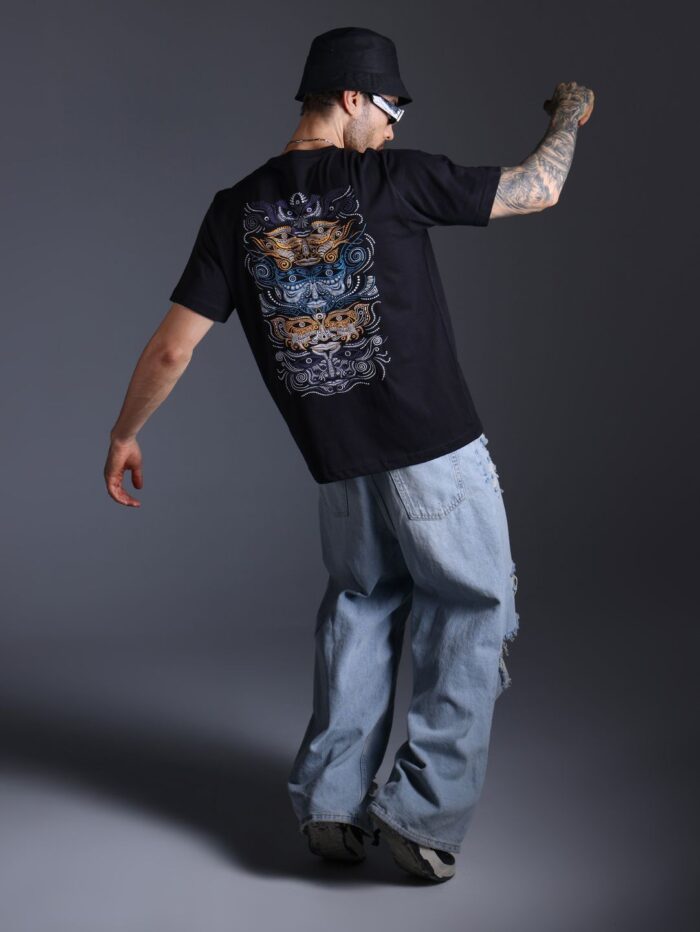 Totem Black Glow in the Dark UV-Glow T-Shirt - Image 3