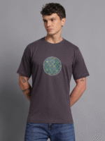 Shipibo Snake (Grey) | UV Reactive T-Shirt
