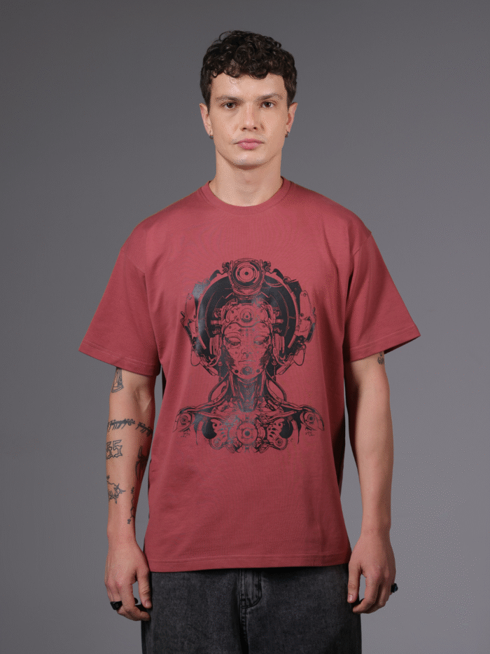 Cyborg Printed T-shirt - Image 1