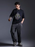 Shroom Alien Glow in the Dark | UV Reactive Oversized T-shirt - Image 5