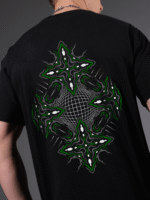 Nexus Black Glow in the Dark | UV Reactive T-Shirt - Image 5