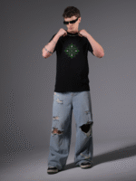 Nexus Black Glow in the Dark | UV Reactive T-Shirt - Image 4