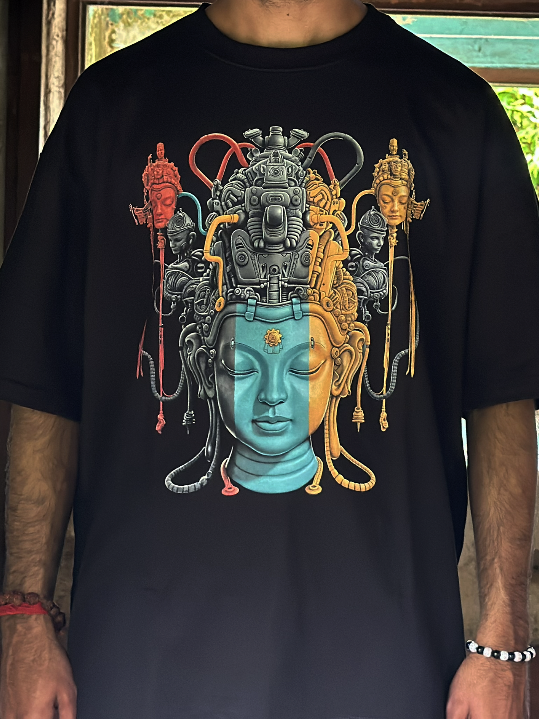 30 BUDHA Printed Oversized T-Shirt - Image 5
