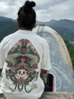 MAGIC MUSHROOM Printed Oversized T-Shirt - Image 6