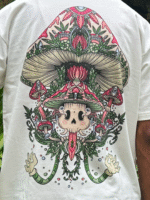 MAGIC MUSHROOM Printed Oversized T-Shirt - Image 2