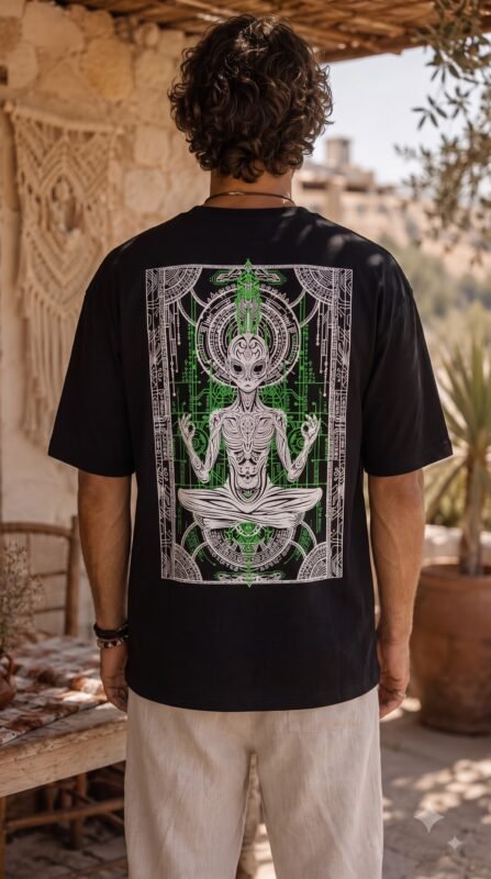 Alien cyborg tshirt
