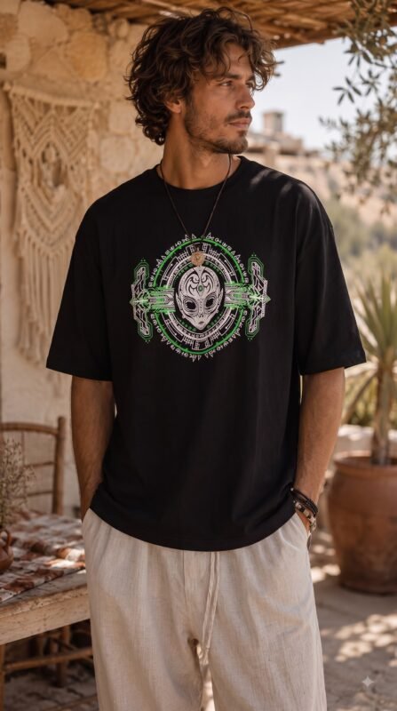 Alien cyborg tshirt